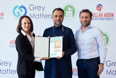 Abdullah Abdin CSC Award Ceremony (PRNewsfoto/Abdullah Abdinย Ready Mix Concrete) Abdullah Abdin CSC Award Ceremony (PRNewsfoto/Abdullah Abdinย Ready Mix Concrete)